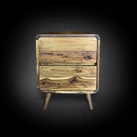 Benson End Table - Handcrafted Reclaimed Teak Wood