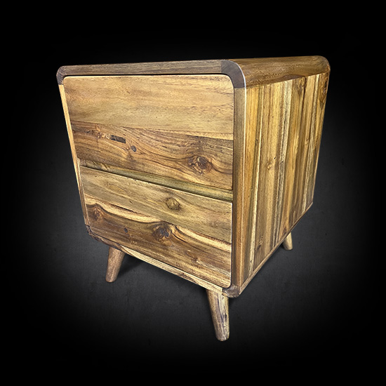 Benson End Table - Handcrafted Reclaimed Teak Wood