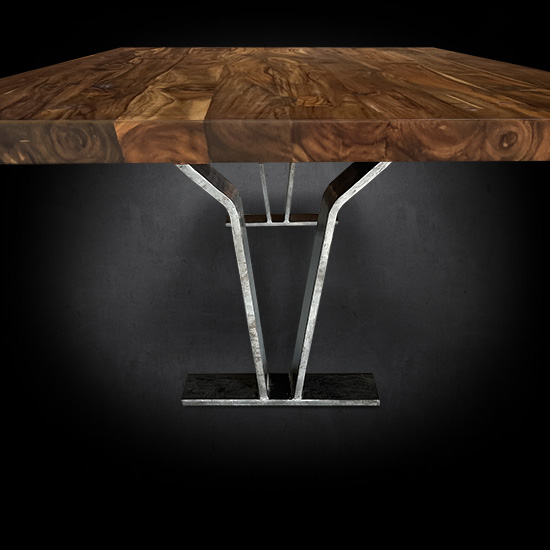 Iron V Dining Table